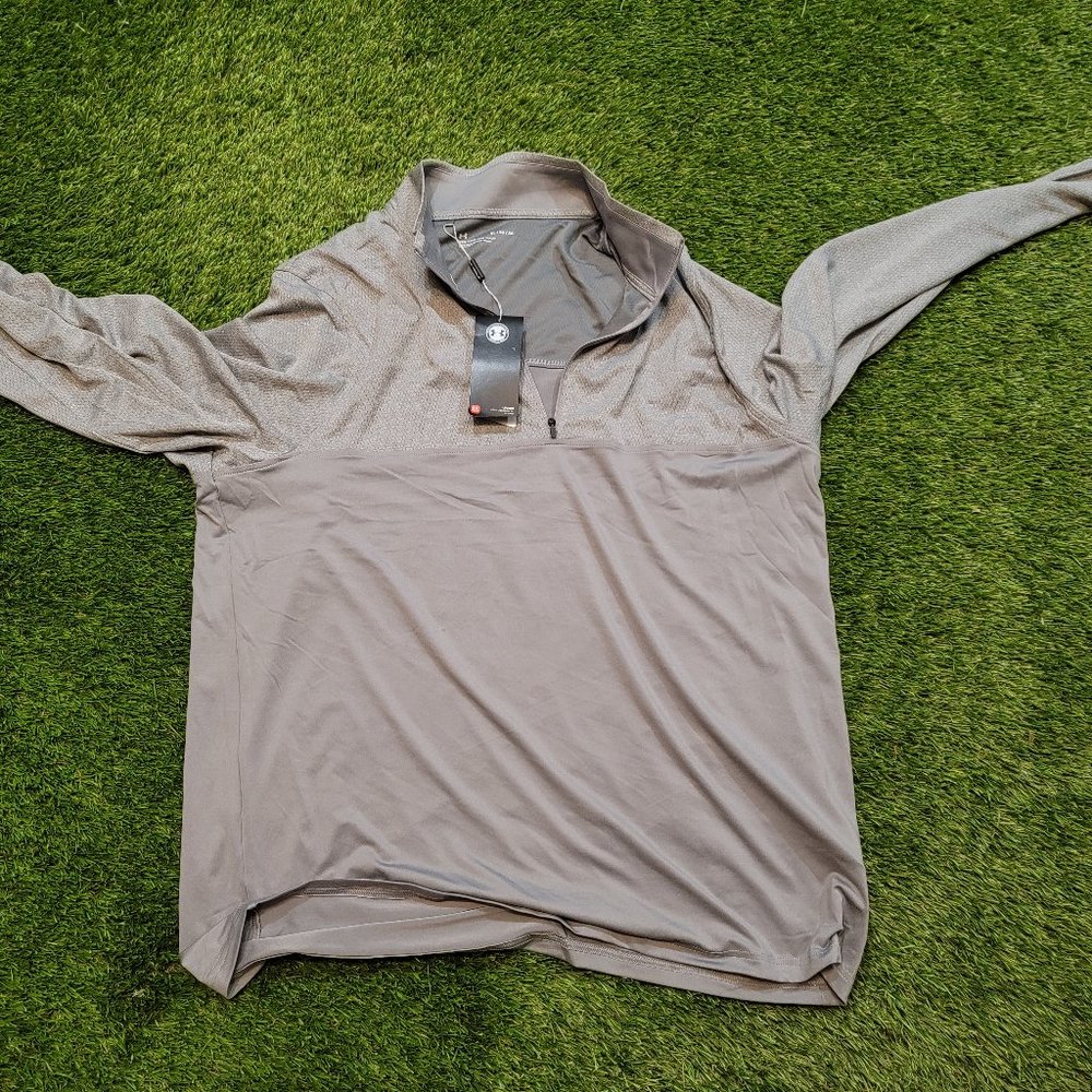 Brand New XL Under Armour Grey Pull Over